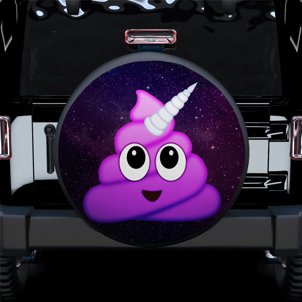 Cute Shit Unicorn Galaxy Jeep Car Spare Tire Cover