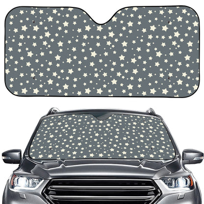 Cute Star Pattern Print Car Windshield Sun Shade