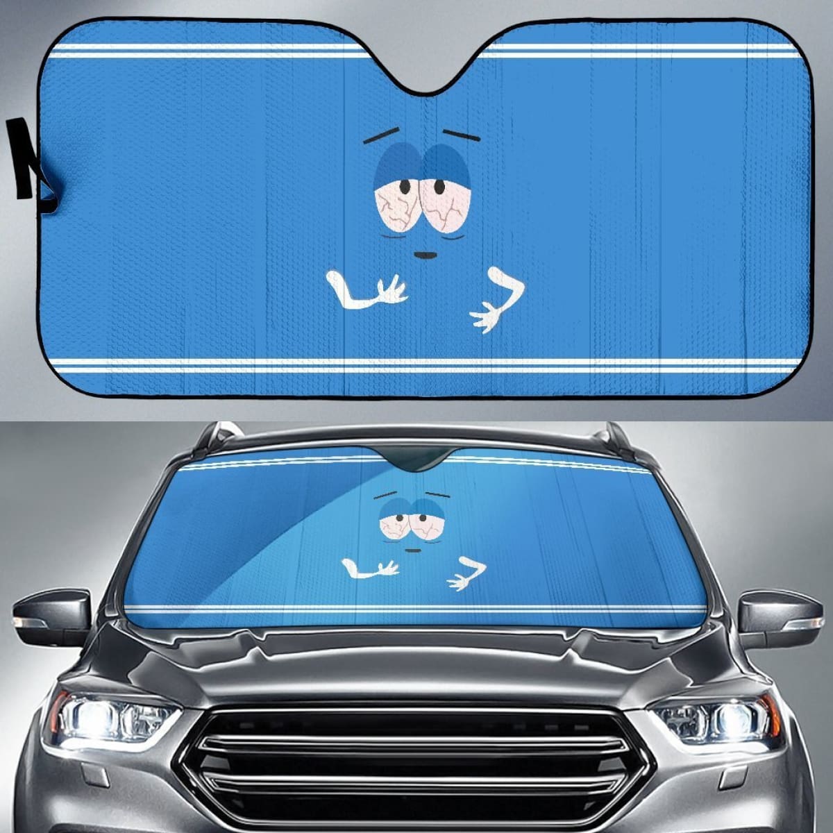 Cute Towel Car Auto Sun Shade Universal Fit 111204