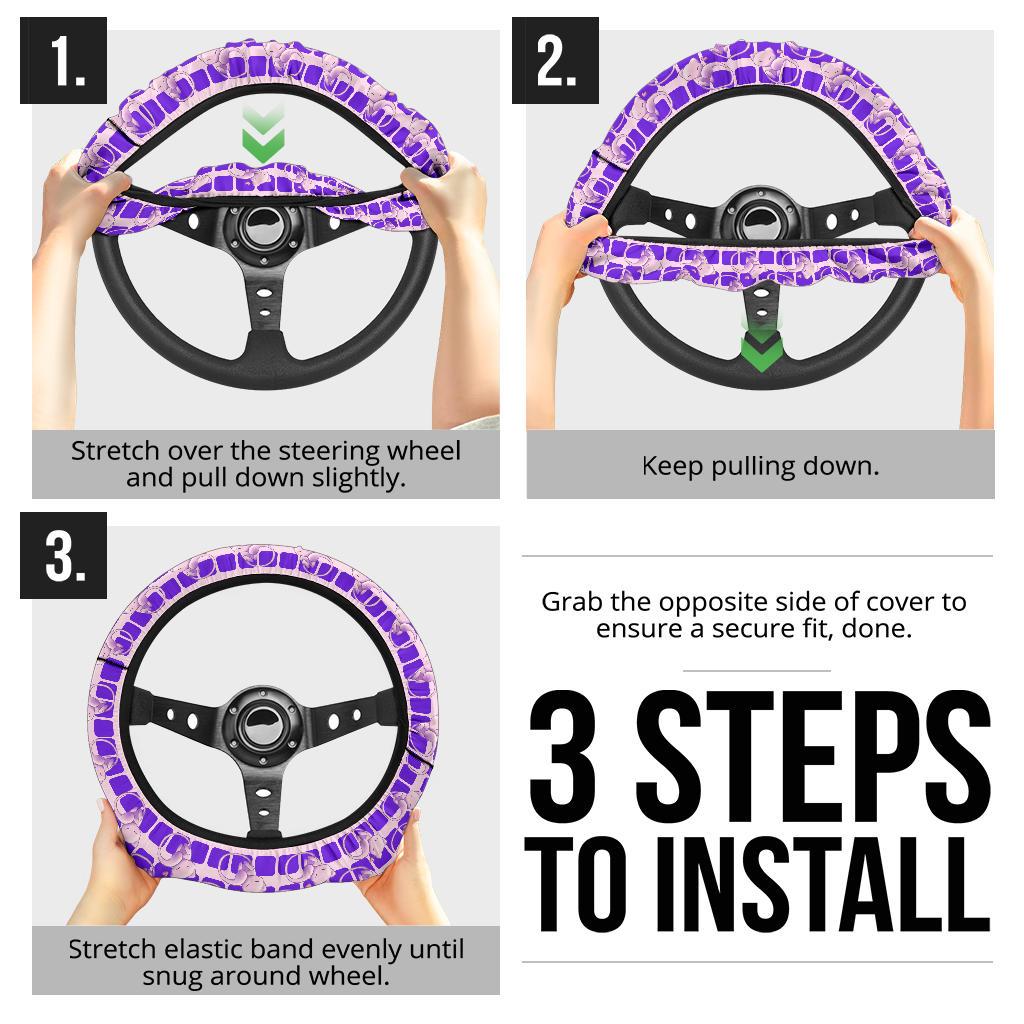 Cutie Mew Steering Wheel Cover