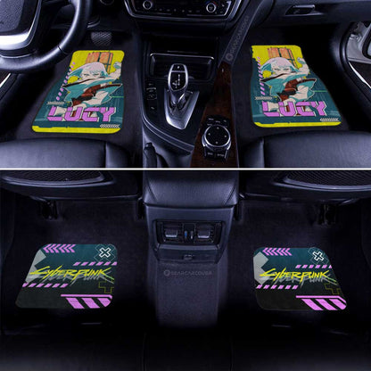 Cyberpunk Edgerunners Lucy Car Floor Mats Custom