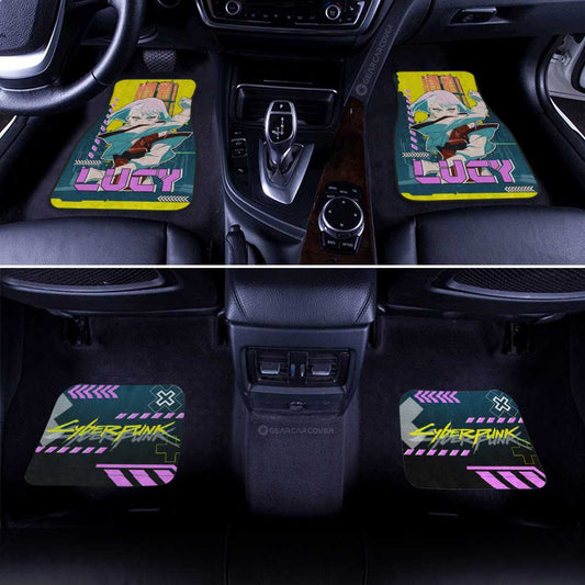 Cyberpunk Edgerunners Lucy Car Floor Mats Custom