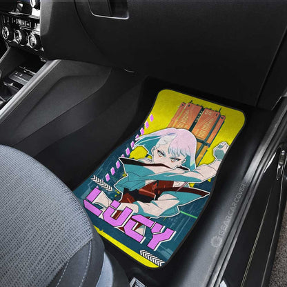Cyberpunk Edgerunners Lucy Car Floor Mats Custom