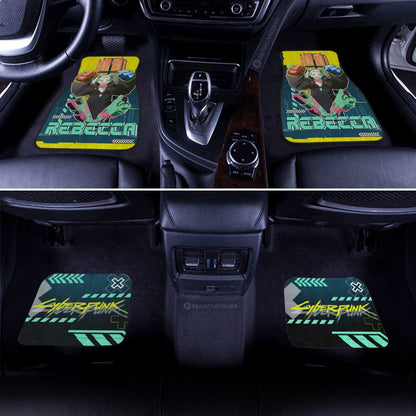 Cyberpunk Edgerunners Rebecca Car Floor Mats Custom