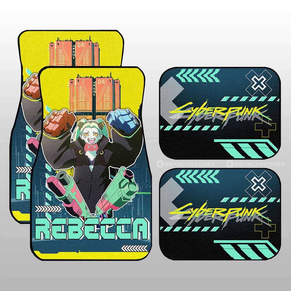 Cyberpunk Edgerunners Rebecca Car Floor Mats Custom