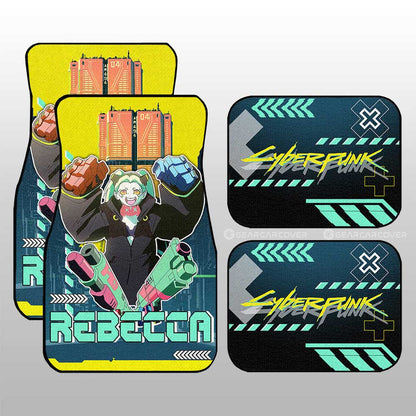 Cyberpunk Edgerunners Rebecca Car Floor Mats Custom