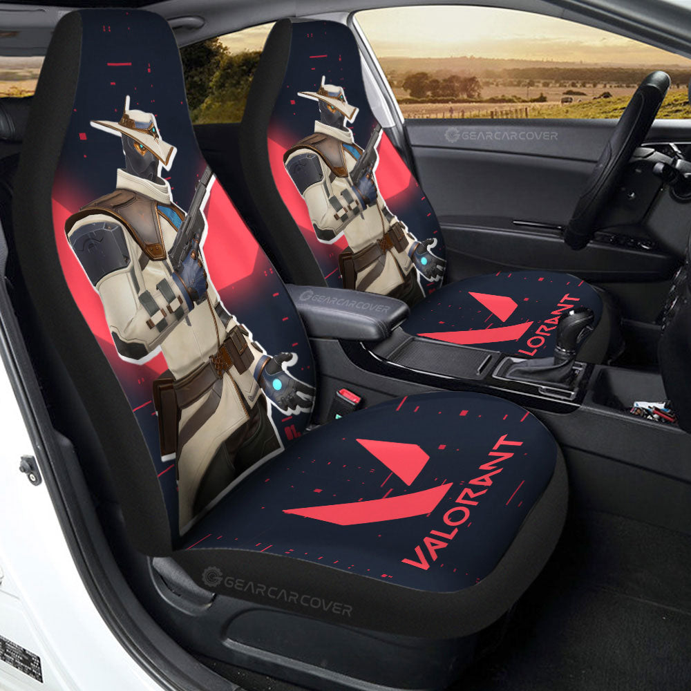 Cypher Car Seat Covers Custom Valorant Agent