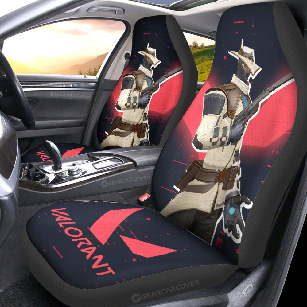 Cypher Car Seat Covers Custom Valorant Agent