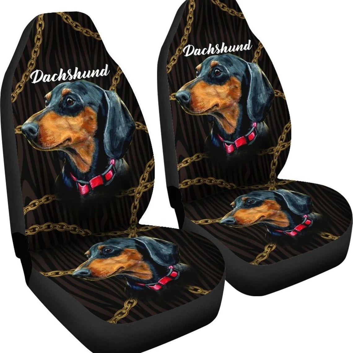 Dachshund Awesome Custom Car Seat Covers