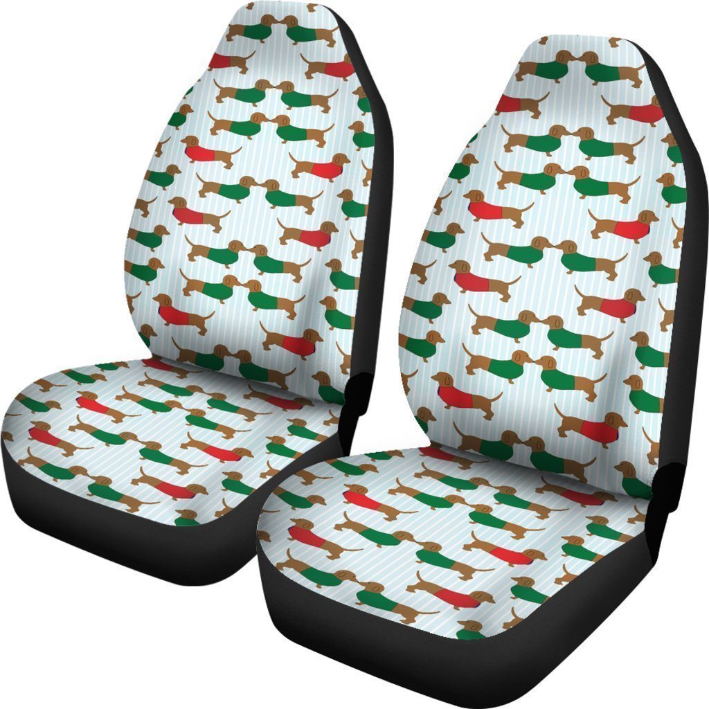Dachshund Car Seat Covers Custom Funny Dog Car Accessories