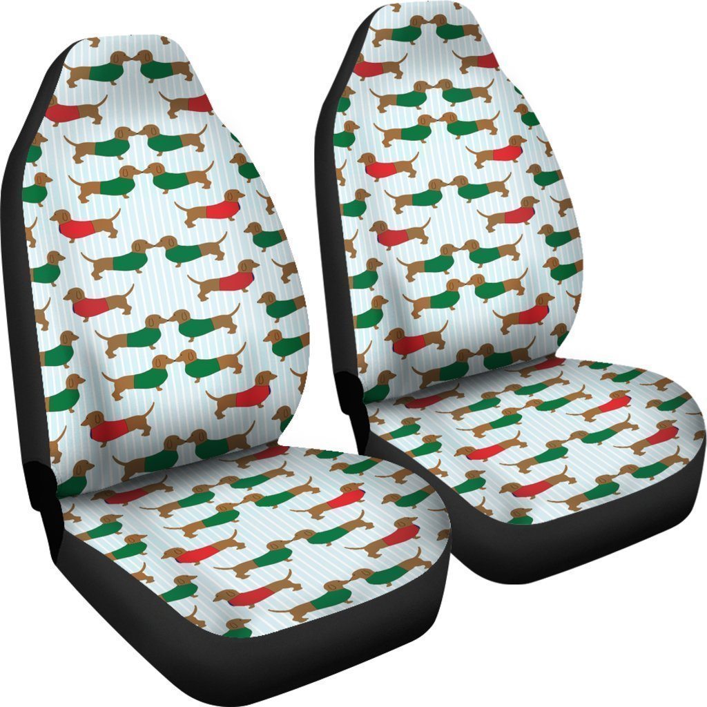 Dachshund Car Seat Covers Custom Funny Dog Car Accessories
