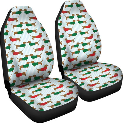 Dachshund Car Seat Covers Custom Funny Dog Car Accessories