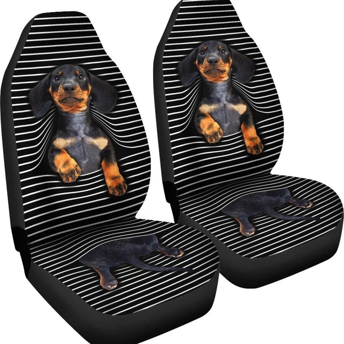Dachshund Custom Car Seat Covers