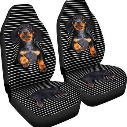 Dachshund Custom Car Seat Covers