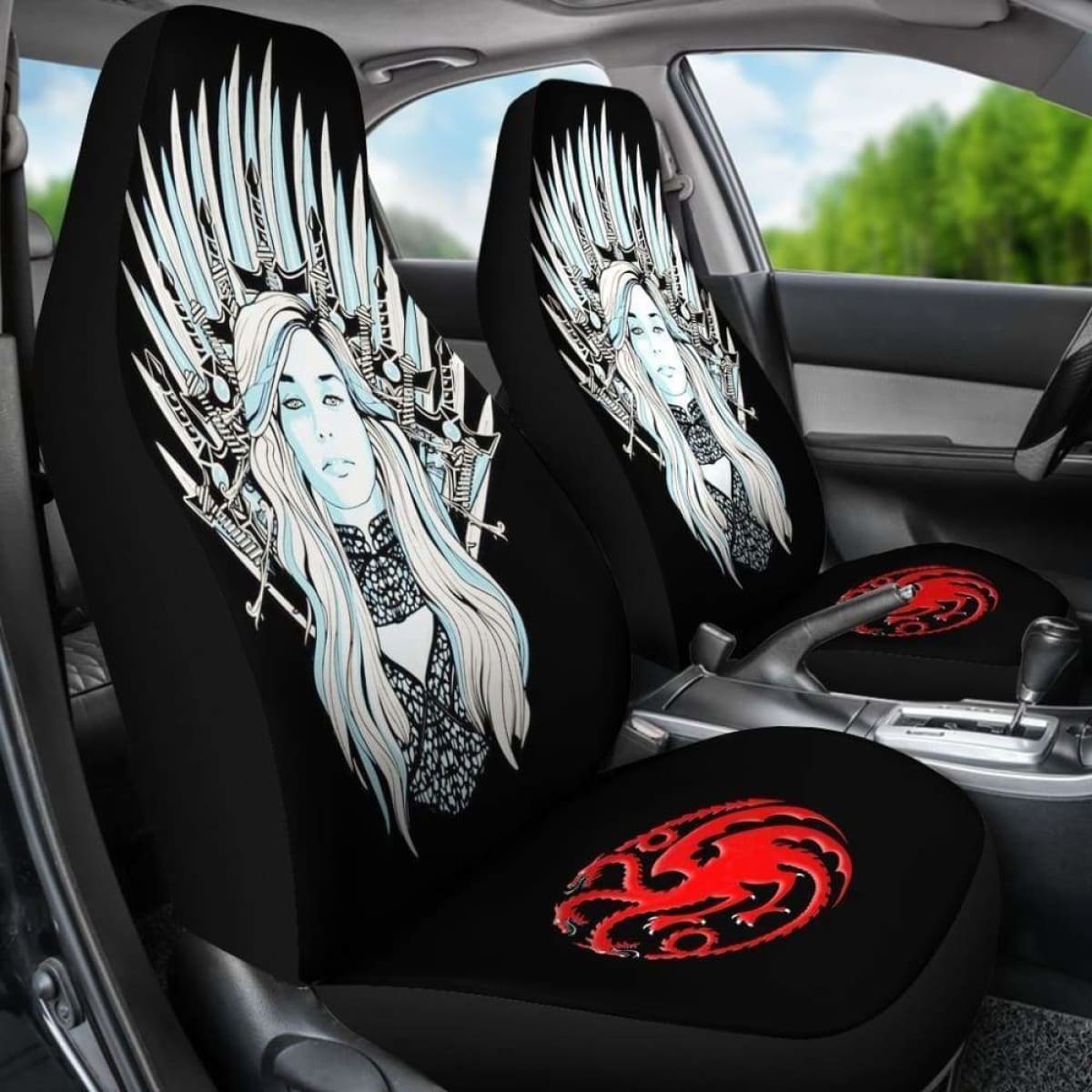 Daenerys Targaryen Car Seat Covers Game Of Throne Movie Universal Fit 051012
