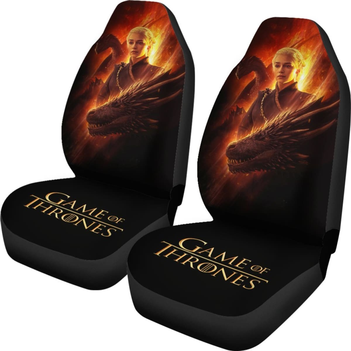 Daenerys Targaryen Car Seat Covers Game Of Thrones H053120 Universal Fit 072323