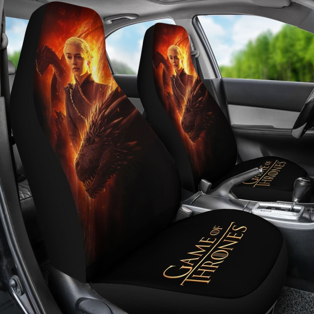 Daenerys Targaryen Car Seat Covers Game Of Thrones H053120 Universal Fit 072323