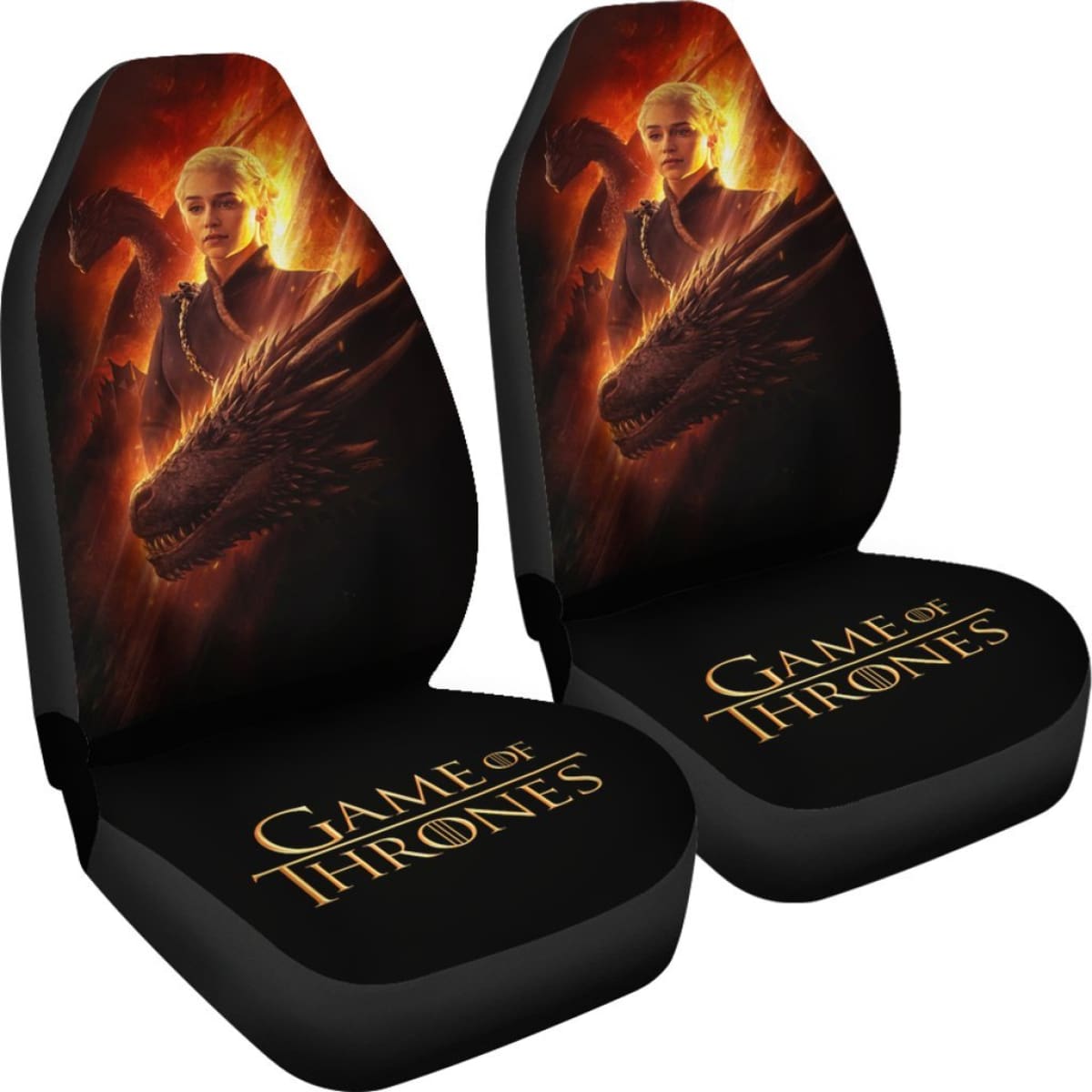 Daenerys Targaryen Car Seat Covers Game Of Thrones H053120 Universal Fit 072323