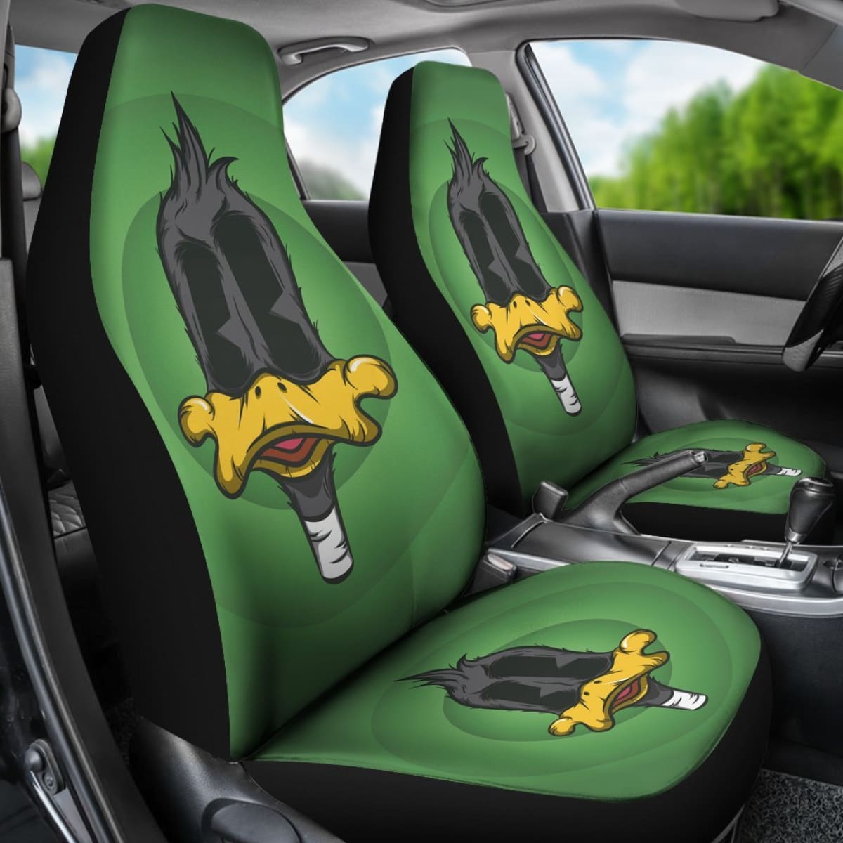 Daffy Duck Car Seat Covers Looney Tunes Cartoon Fan Gift H200212 Universal Fit 225311