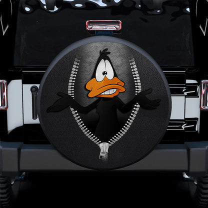 Daffy Duck Zipper Car Spare Tire Cover