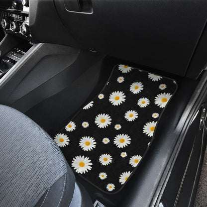 Daisy Car Floor Mats Custom Flower Pattern Car Accessories