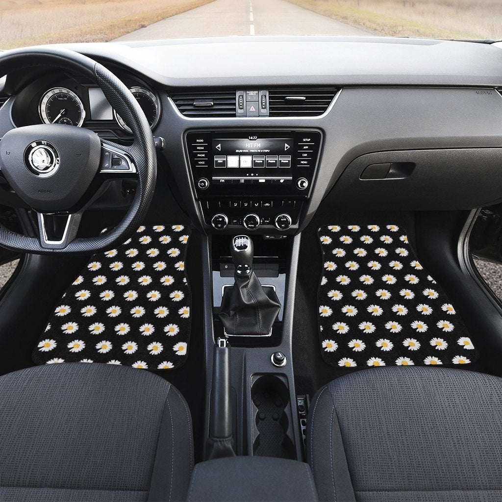 Daisy Car Floor Mats Custom Pattern Flower Car Accessories