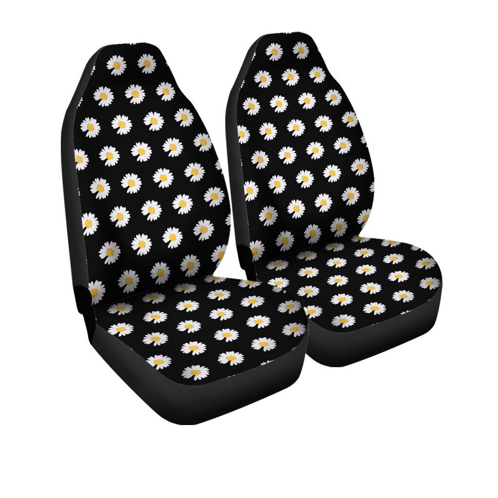 Daisy Car Seat Covers Custom Pattern Flower Car Accessories