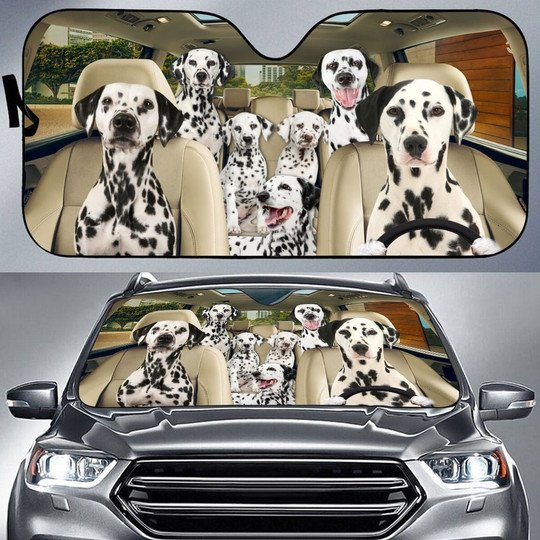 Dalmatian All Over Printed 3D Sun Shade