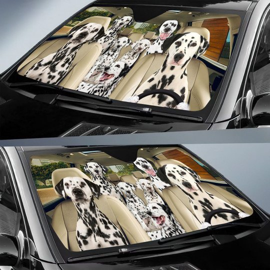 Dalmatian All Over Printed 3D Sun Shade