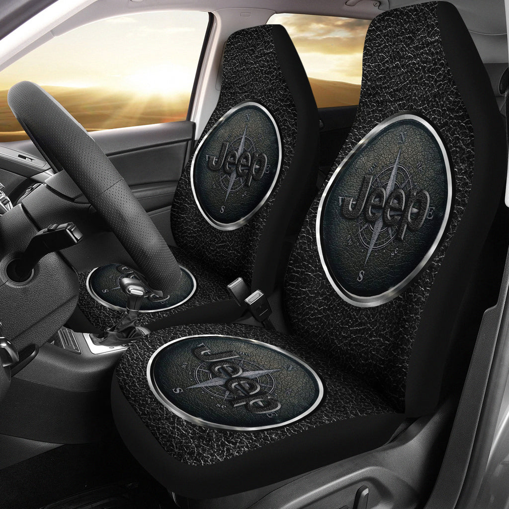 Dark Jeep Car Seat Cover