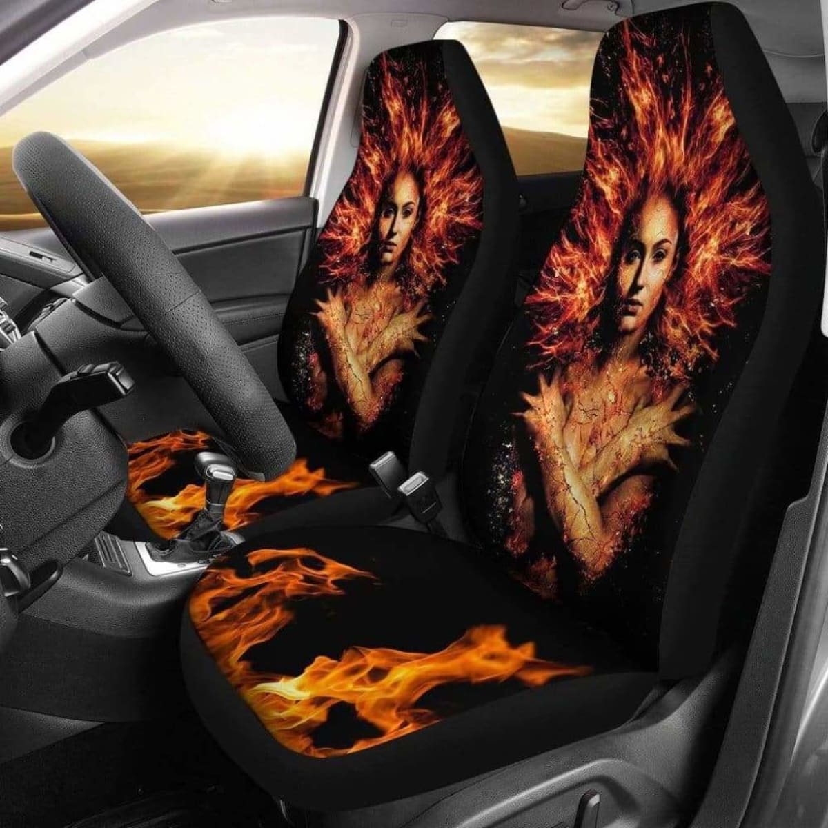 Dark Phoenix Car Seat Covers Universal Fit 051012