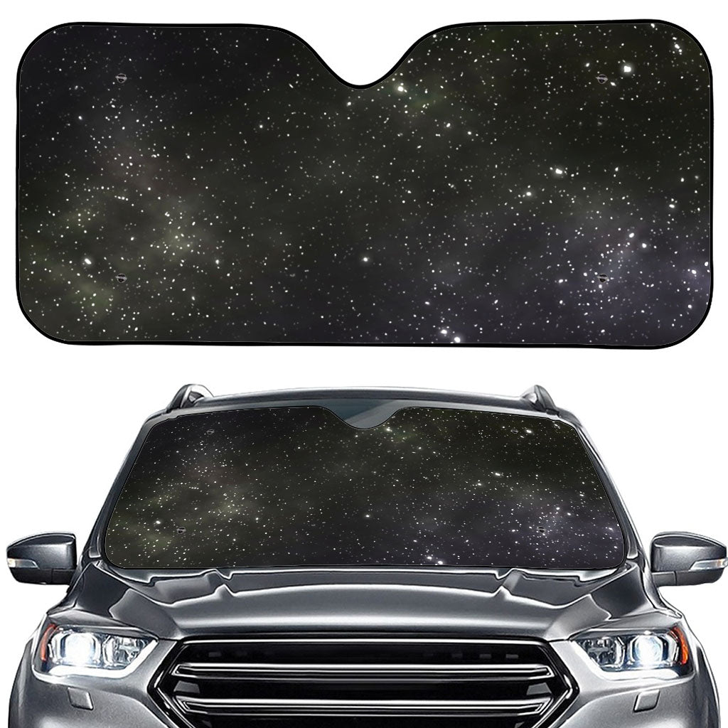 Dark Universe Galaxy Outer Space Print Car Windshield Sun Shade