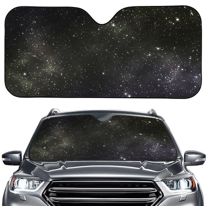 Dark Universe Galaxy Outer Space Print Car Windshield Sun Shade