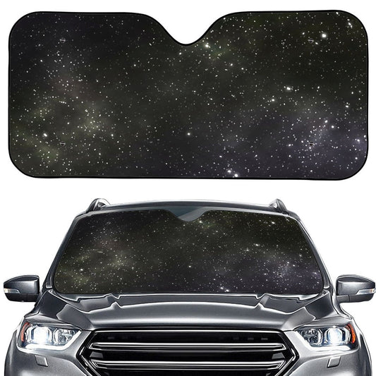 Dark Universe Galaxy Outer Space Print Car Windshield Sun Shade
