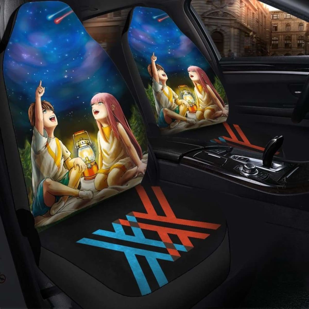 Darling In The Franxx Sky Seat Covers 101719 Universal Fit