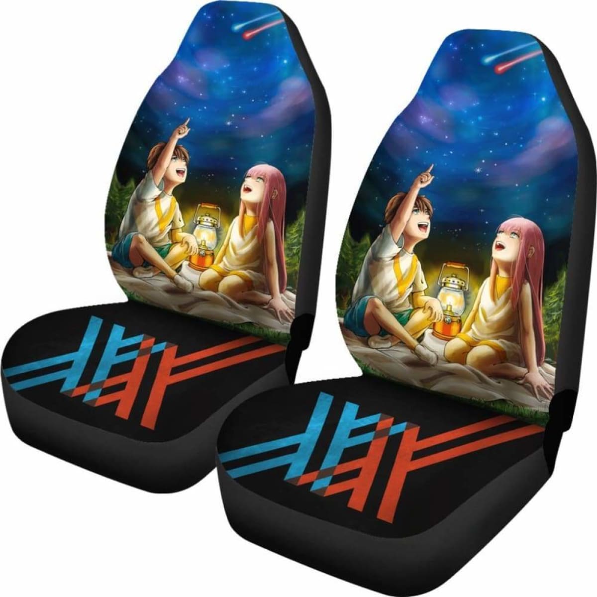 Darling In The Franxx Sky Seat Covers 101719 Universal Fit