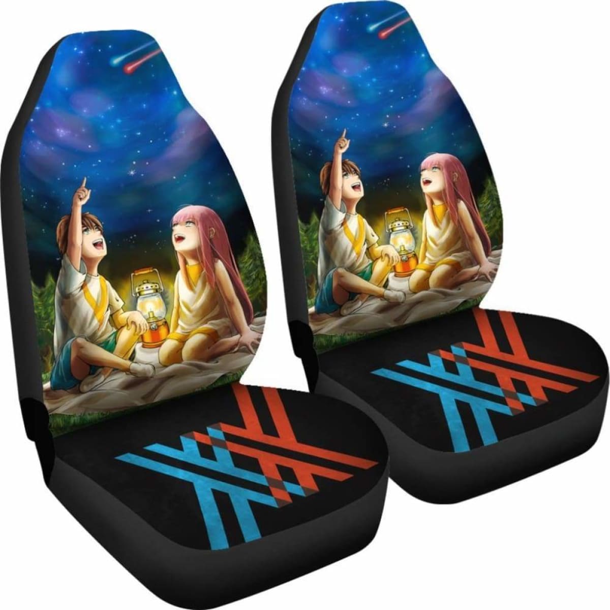Darling In The Franxx Sky Seat Covers 101719 Universal Fit