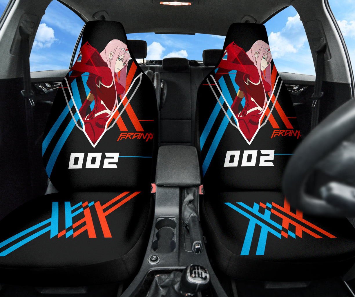 Darling In The Franxx Zero Two Car Seat Covers Car Accessories Ci100522-04