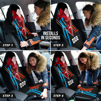 Darling In The Franxx Zero Two Car Seat Covers Car Accessories Ci100522-04
