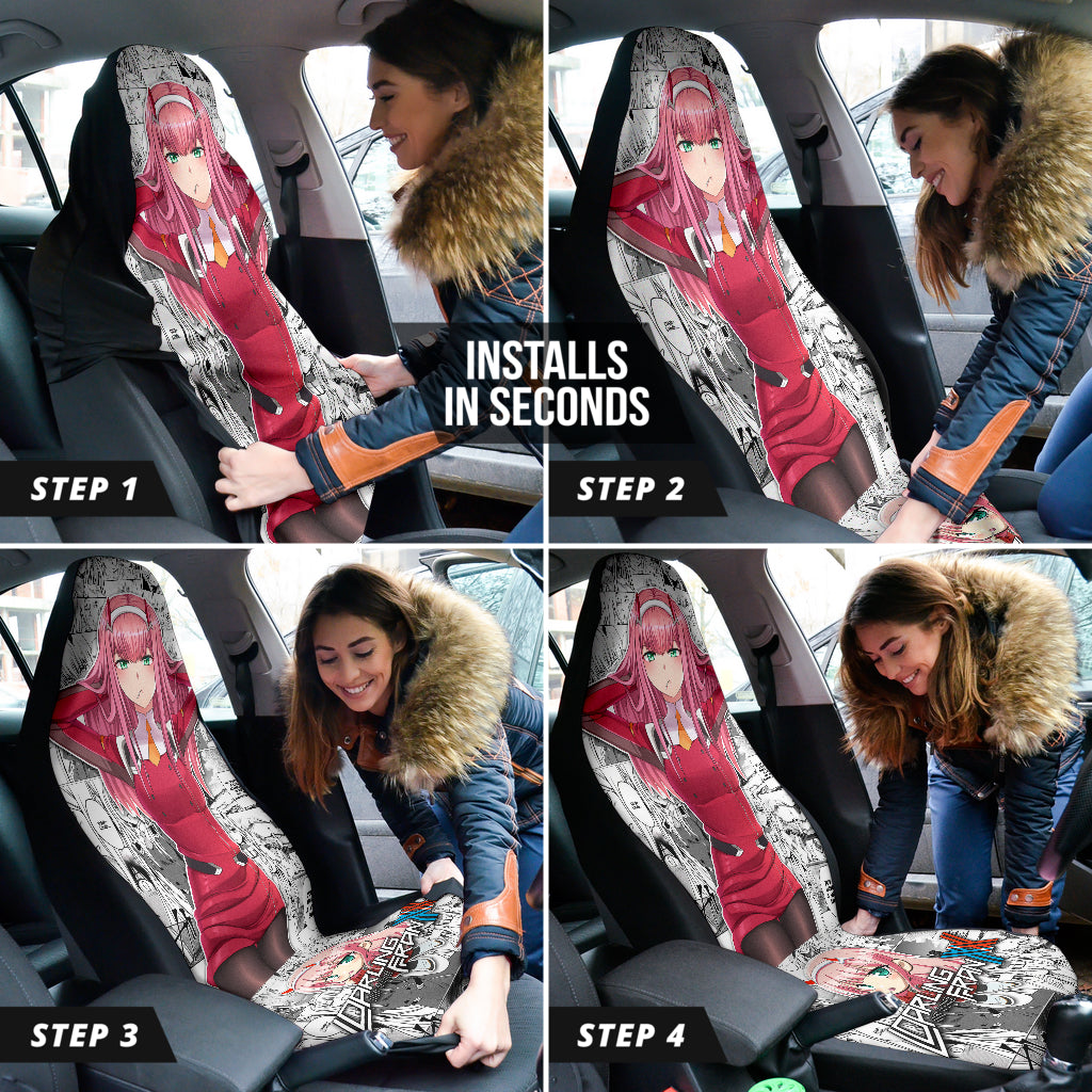 Darling In The Franxx Zero Two Car Seat Covers Car Accessories Ci100522-05
