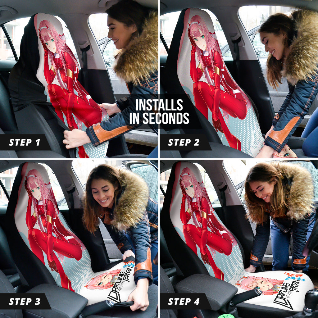 Darling In The Franxx Zero Two Car Seat Covers Car Accessories Ci100522-09