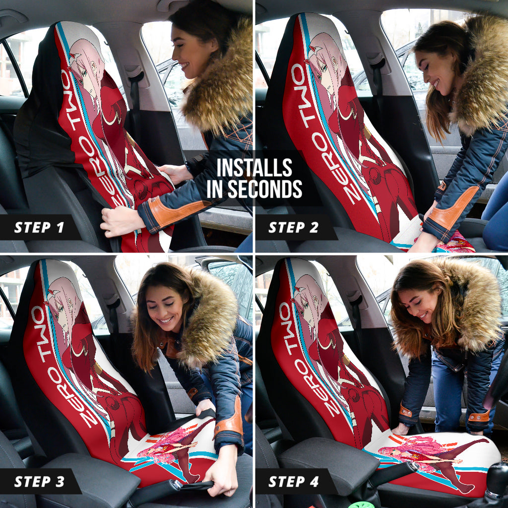 Darling In The Franxx Zero Two Car Seat Covers Car Accessories Ci100522-07