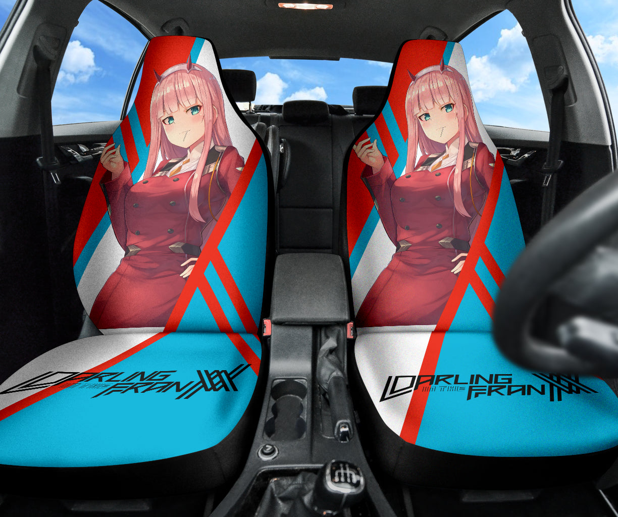 Darling In The Franxx Zero Two Car Seat Covers Car Accessories Ci100522-03