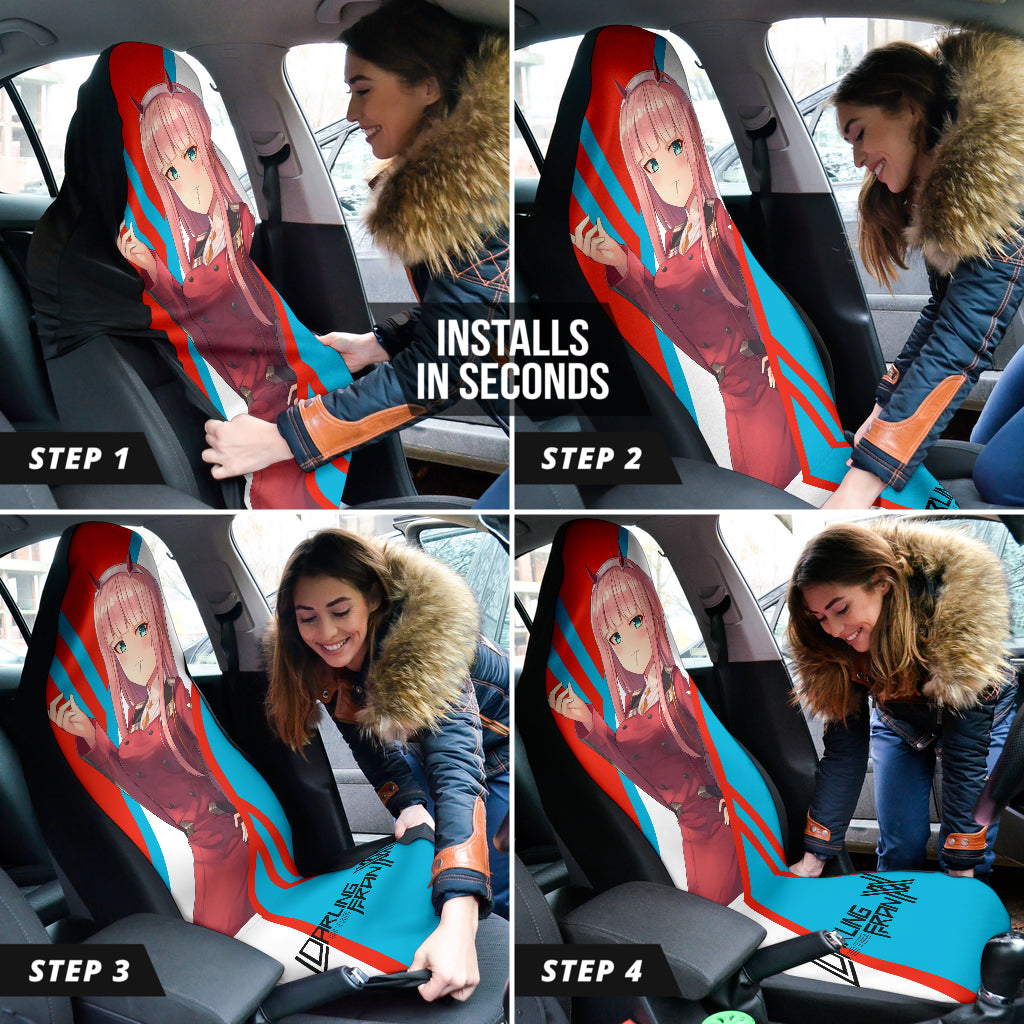 Darling In The Franxx Zero Two Car Seat Covers Car Accessories Ci100522-03