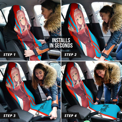 Darling In The Franxx Zero Two Car Seat Covers Car Accessories Ci100522-03