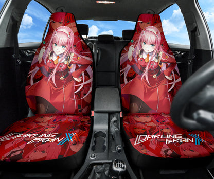 Darling In The Franxx Zero Two Car Seat Covers Car Accessories Ci100522-02