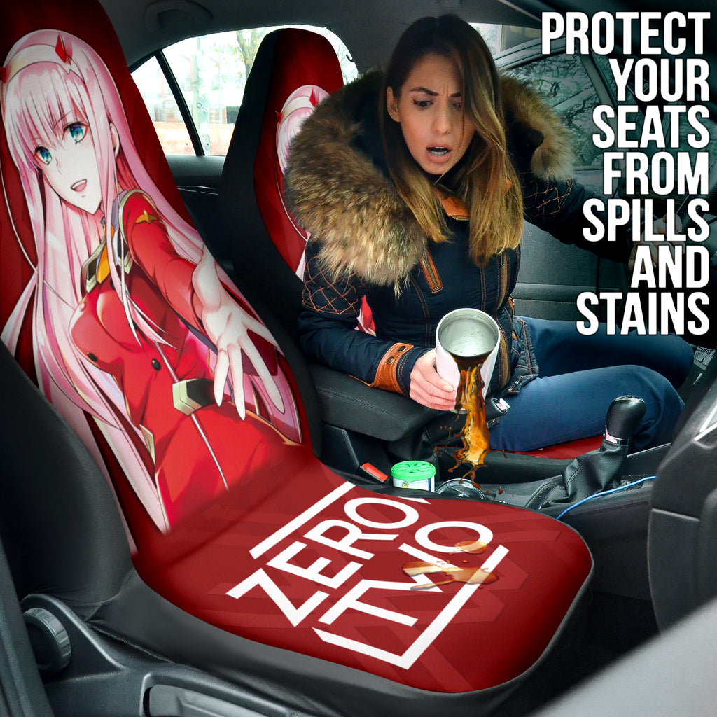 Darling In The Franxx Zero Two Car Seat Covers Car Accessories Ci100522-01