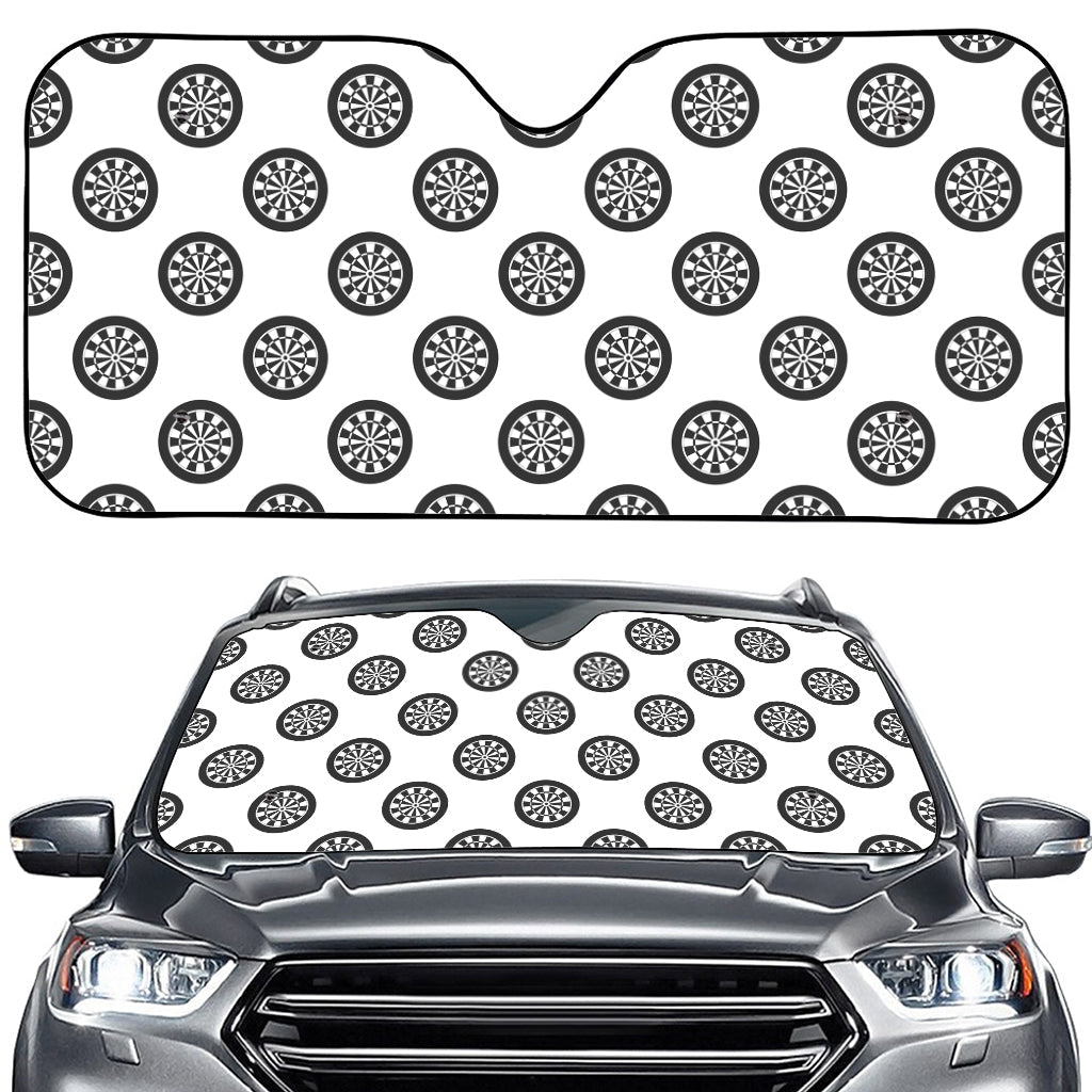 Dartboard Pattern Print Car Windshield Sun Shade