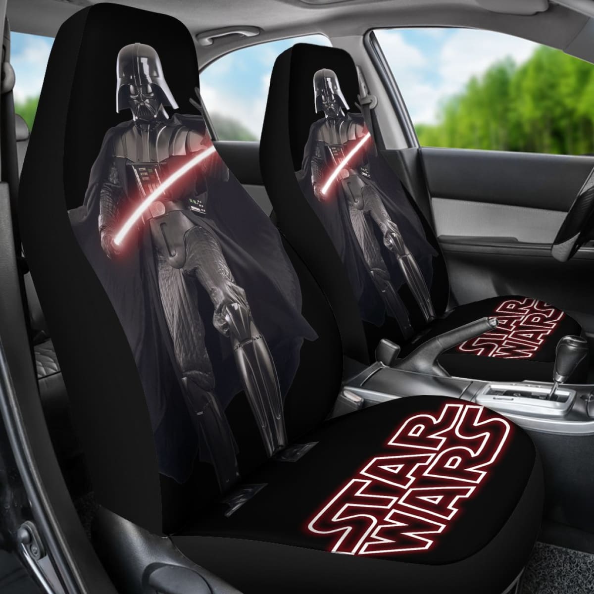 Darth Vader Star Wars 2 Seat Covers Amazing Best Gift Ideas 2020 Universal Fit 090505