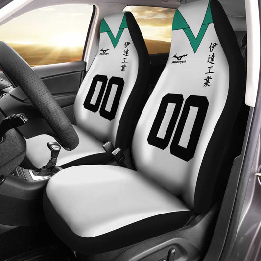 Date Tech High Car Seat Covers Personalized Haikyuu Anime Car Accessories